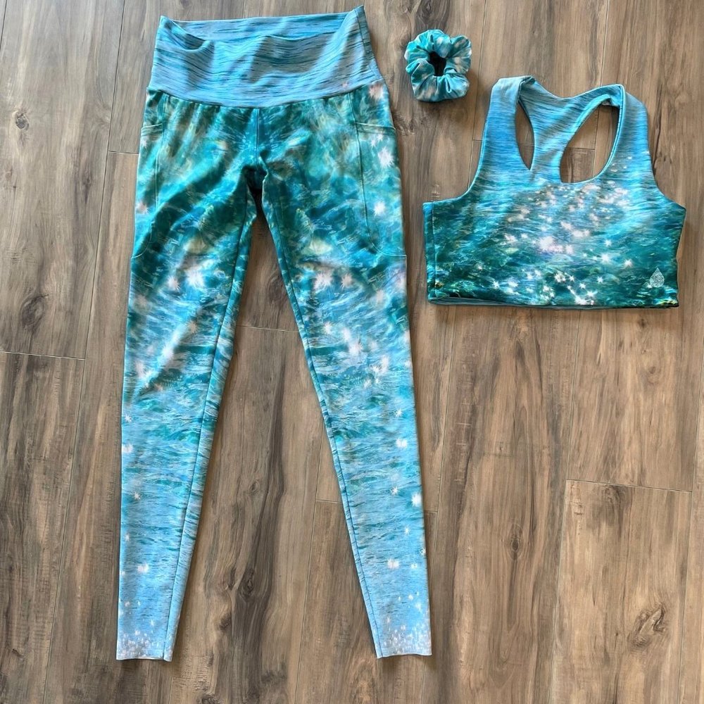 Waterlust Sun-Kissed Sea Leggings, Top & Scrunchie